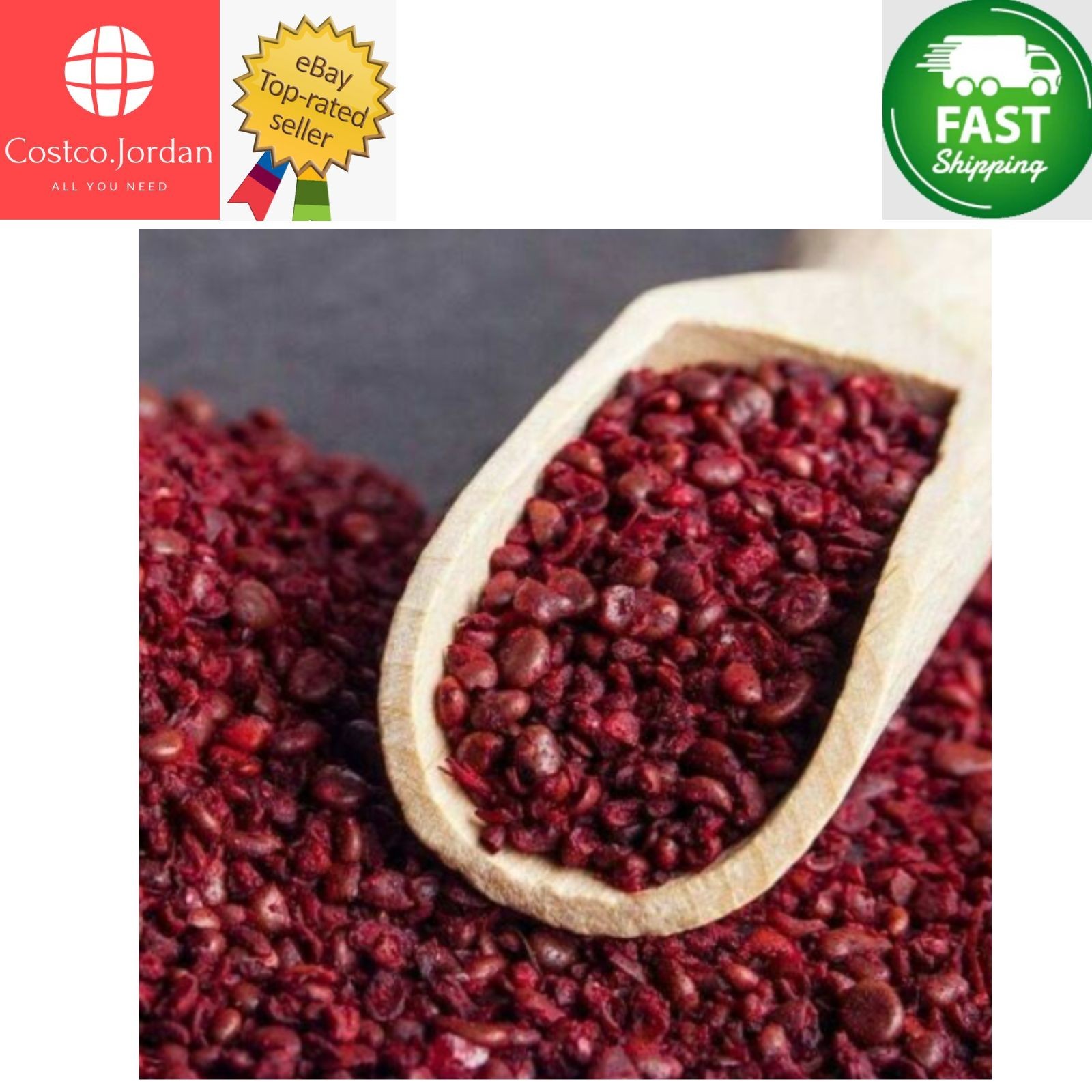 (400 g/0.88 lb) ORGANIC SUMAC Spice Ajloun-Jordan dried seeds ⭐FAST SHIPPING⭐