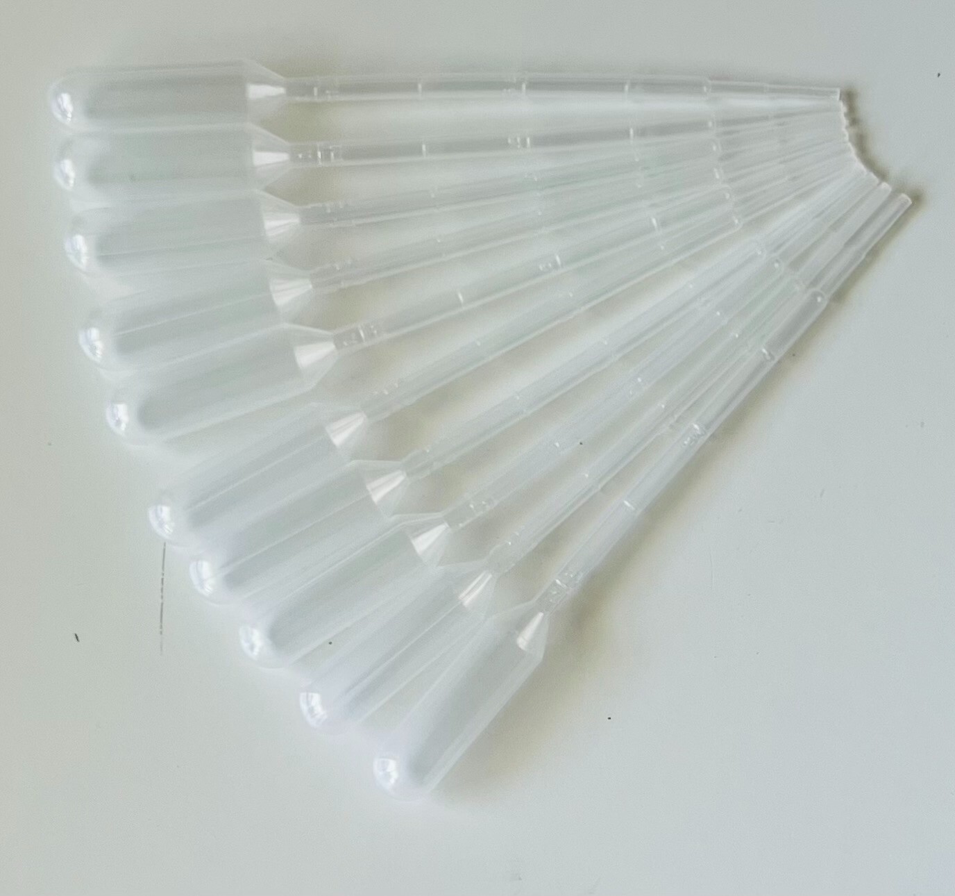 ONE PK/50 TRANSFER PIPETTS /Bulb Clear Plastic Disposable-5.8ml/6″Length