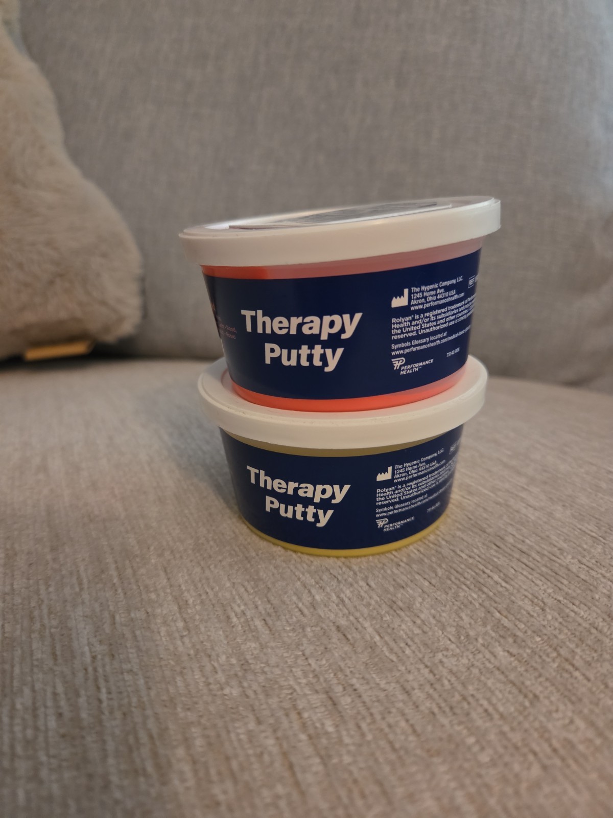Roylan Therapy Putty Med Soft Red and Yellow 6 oz Hand Therapy