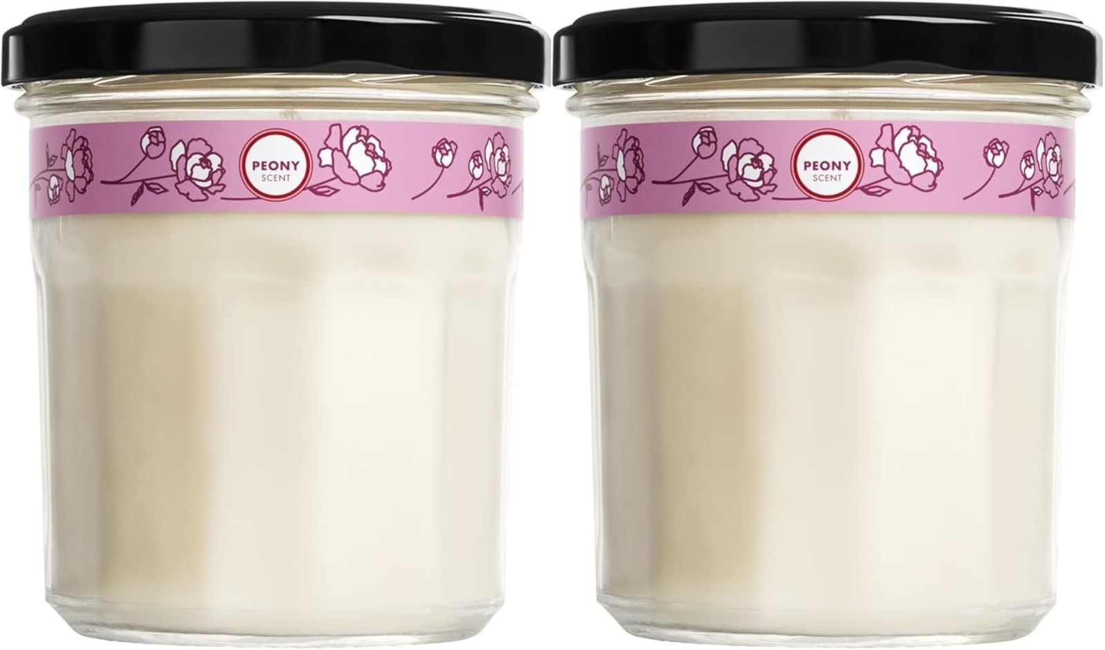 Aromatherapy Candle Soy Wax 35 Hour Burn Peony 7.2 Oz Pack MEYERS CLEAN Time