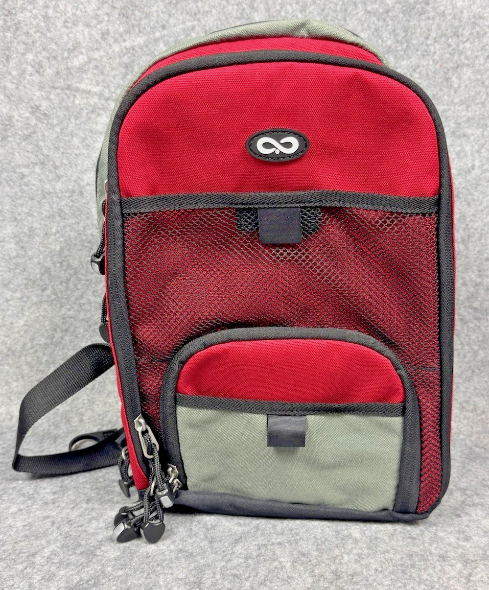 MOOG Mini Backpack for Enteralite Infinity Pump – Red/ Black/ Gray – PCK1001