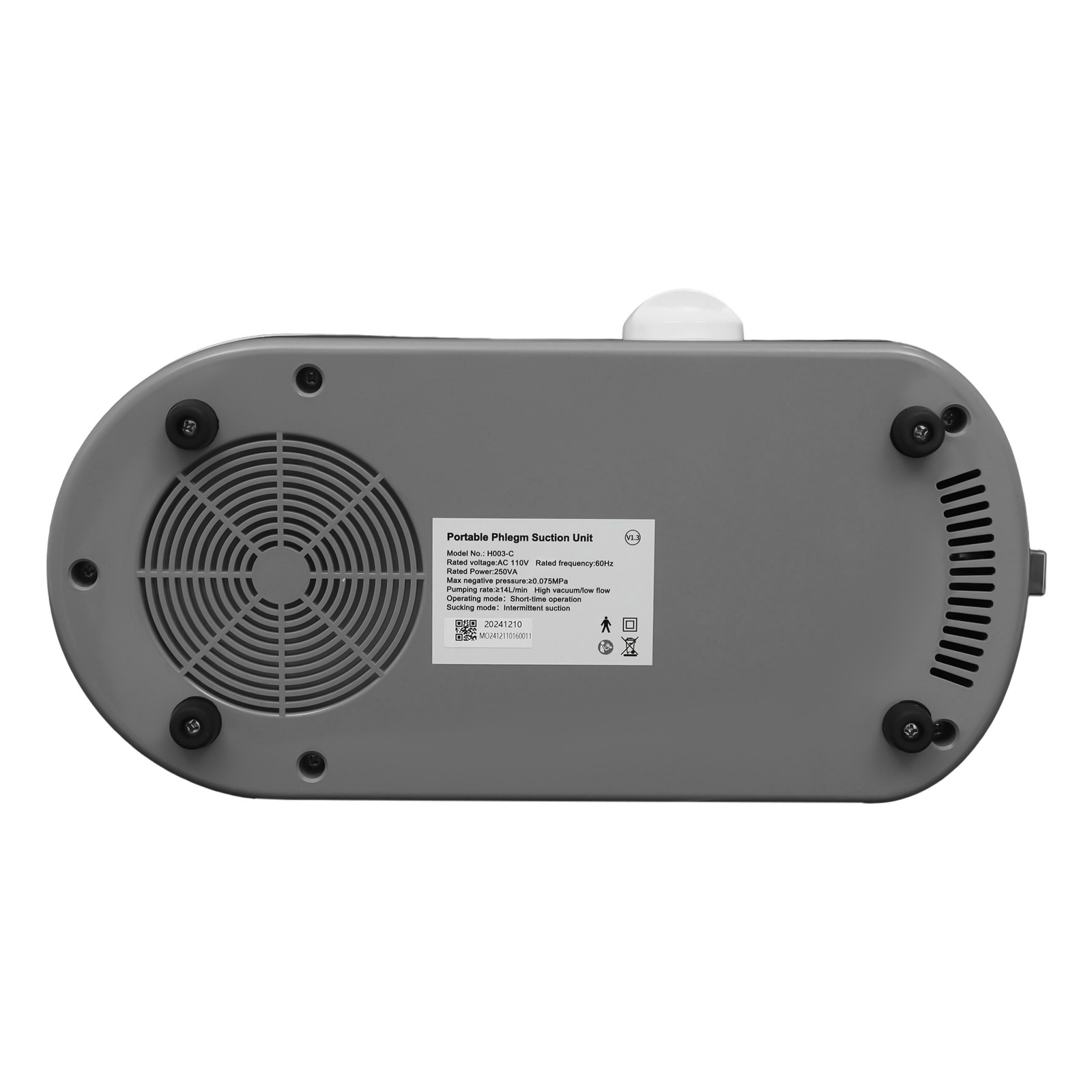 Portable Phlegm Suction Machine, Portable Phlegm Suction Unit AC 110V 250W