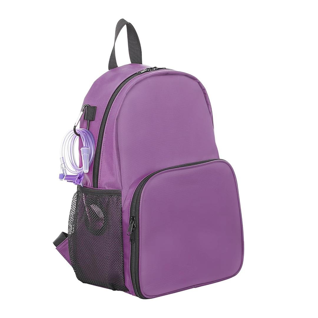 Purple Backpack for Feeding Tube G Tube J Tube GJ Tube – 15.8”