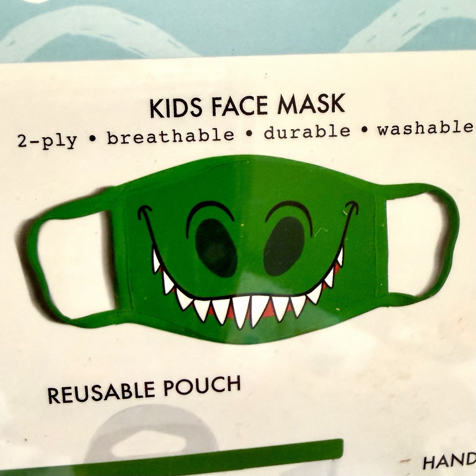 DINOSAUR Kids Essentials Flu / Cold Season Face Mask Hand Sanitizer Gloves New