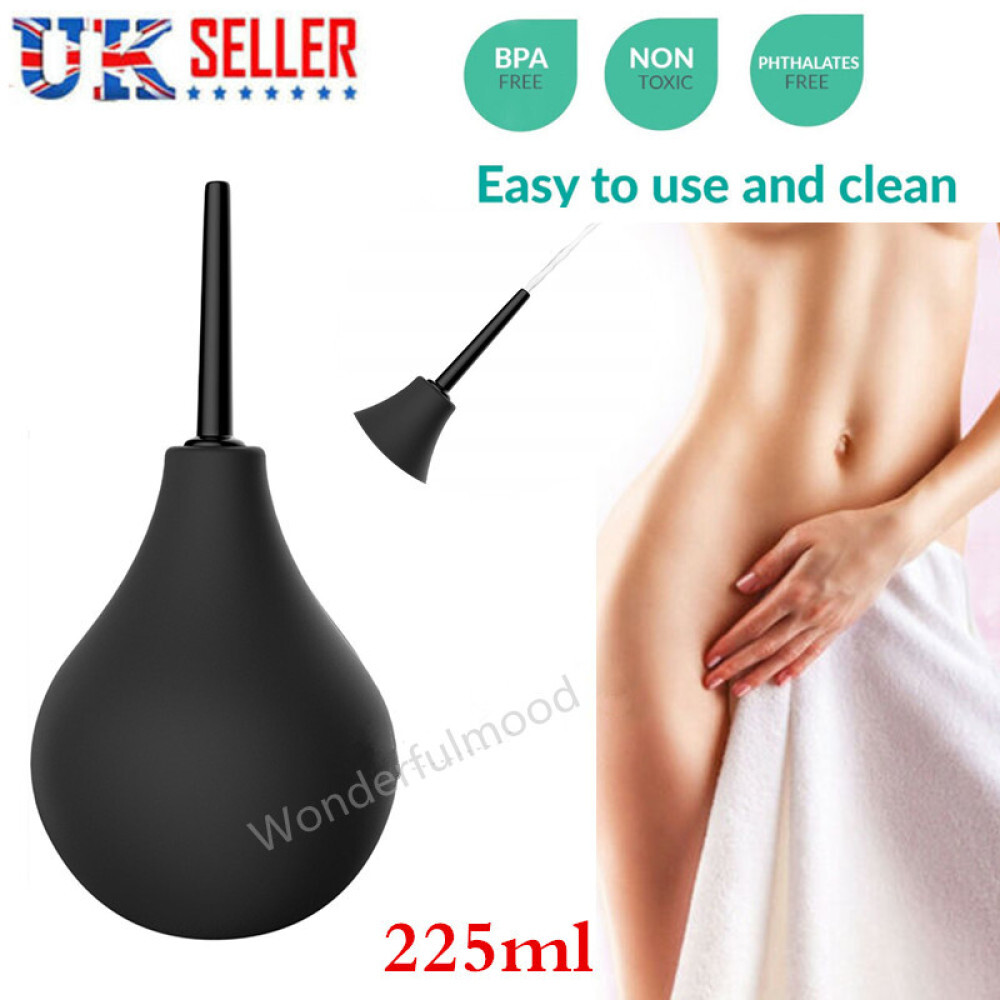 2Pack Silicone Enema Bulb Kit for Men and Women, Anal/Vaginal Douche Enema Clean