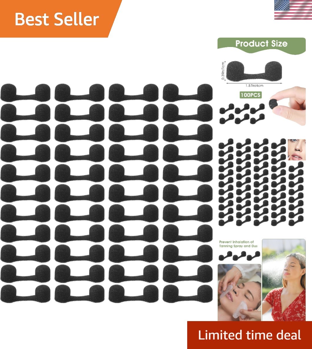 Comfortable Disposable Nose Filters – 100PCS Sponge Plugs for Dust and Odors