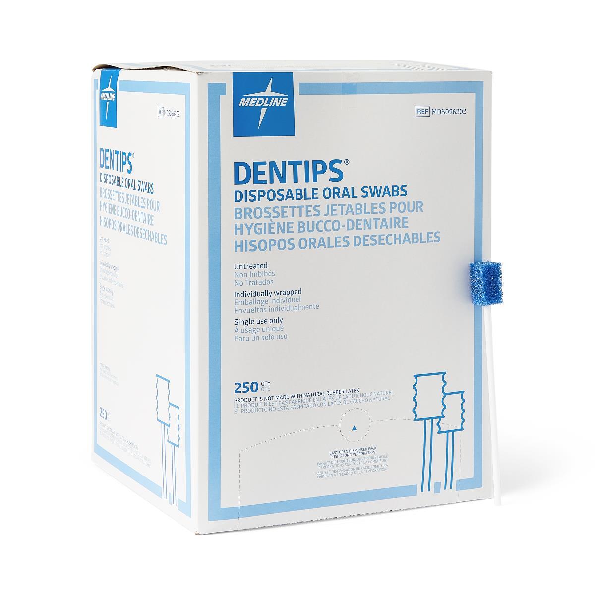DenTips Oral Swabsticks, Individually Wrapped