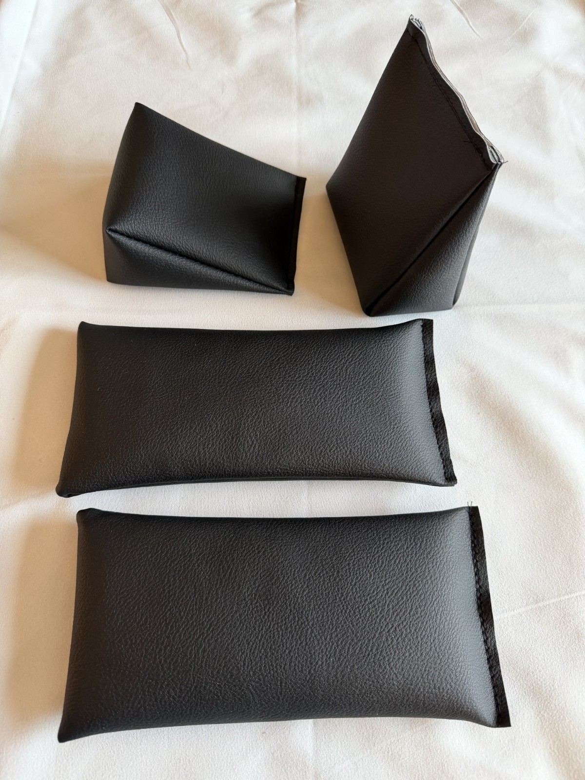 Physical therapy wedge and rectangle vinyl rice bags for Schroth scoliosis 4pcs