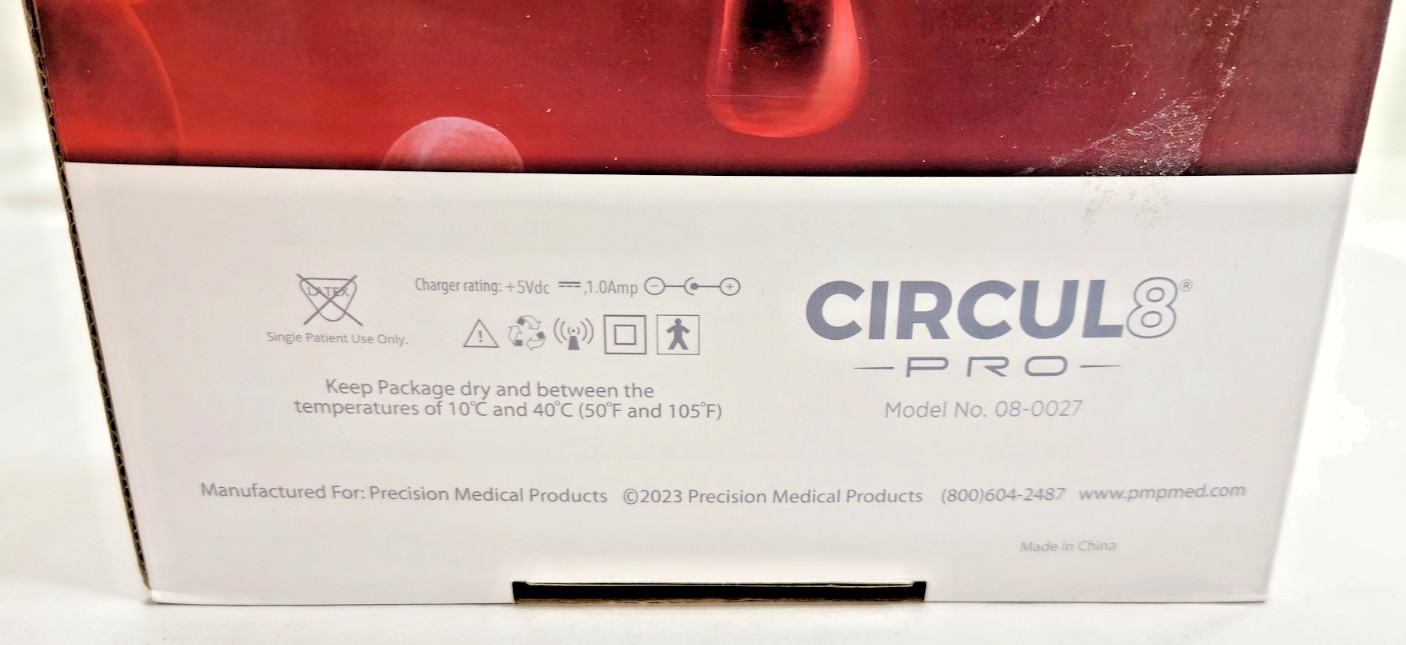 CIRCUL 8 PRO MOBIL BLOOD CLOT PREVENTION PORTABLE COMPRESSION NEW IN BOX #276