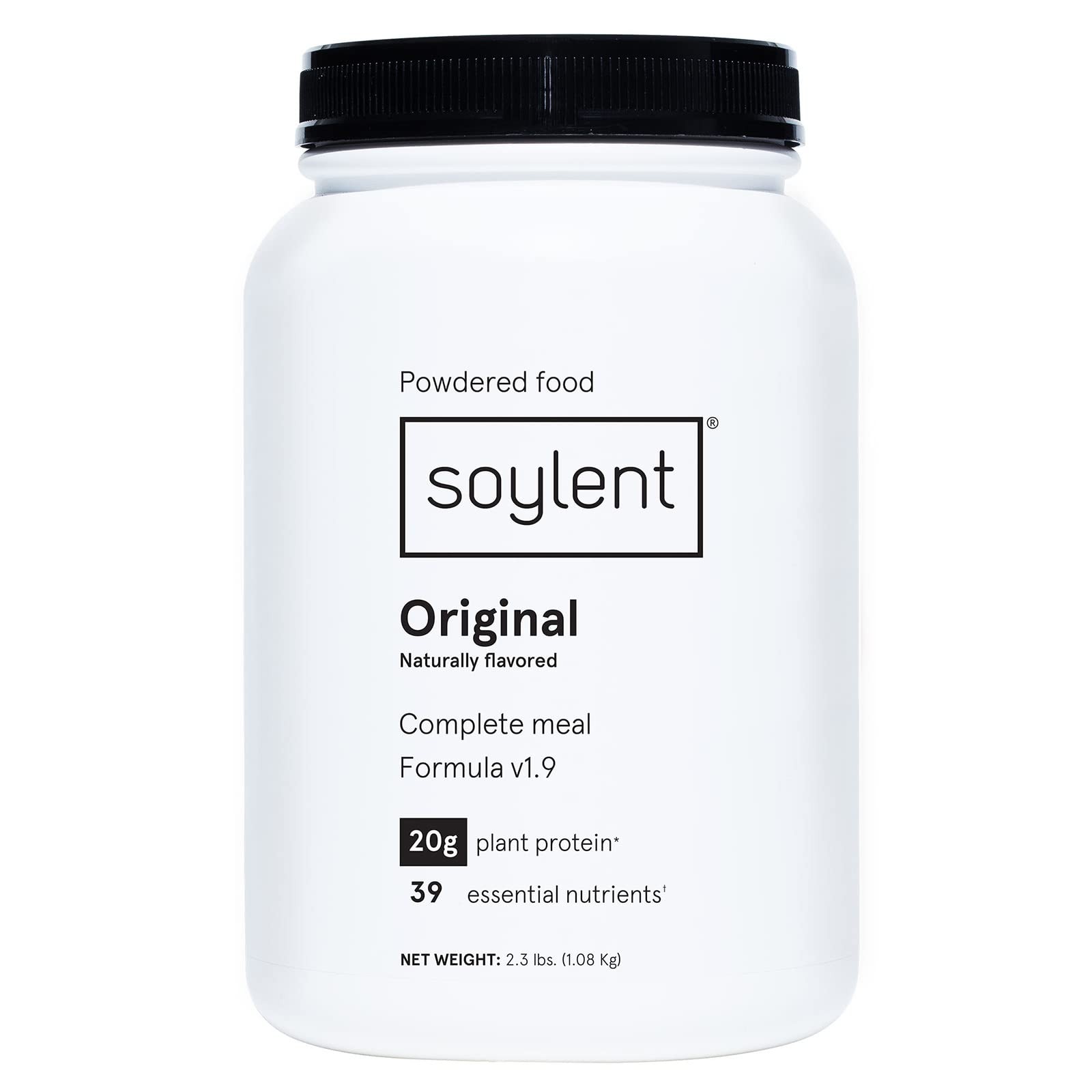 Meal Replacement Powder 36.8 Oz Gluten Free Vegan Soylent Complete Nutrition