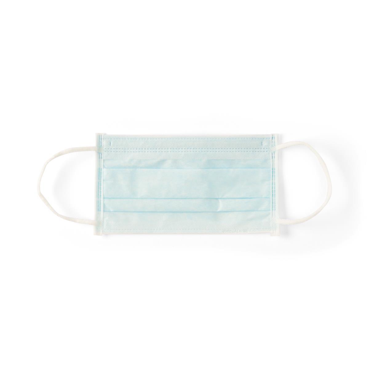 ASTM Level 1 Procedure Face Mask w/ Anti-Fog Strip & Ear Loop, Blue, Case of 300