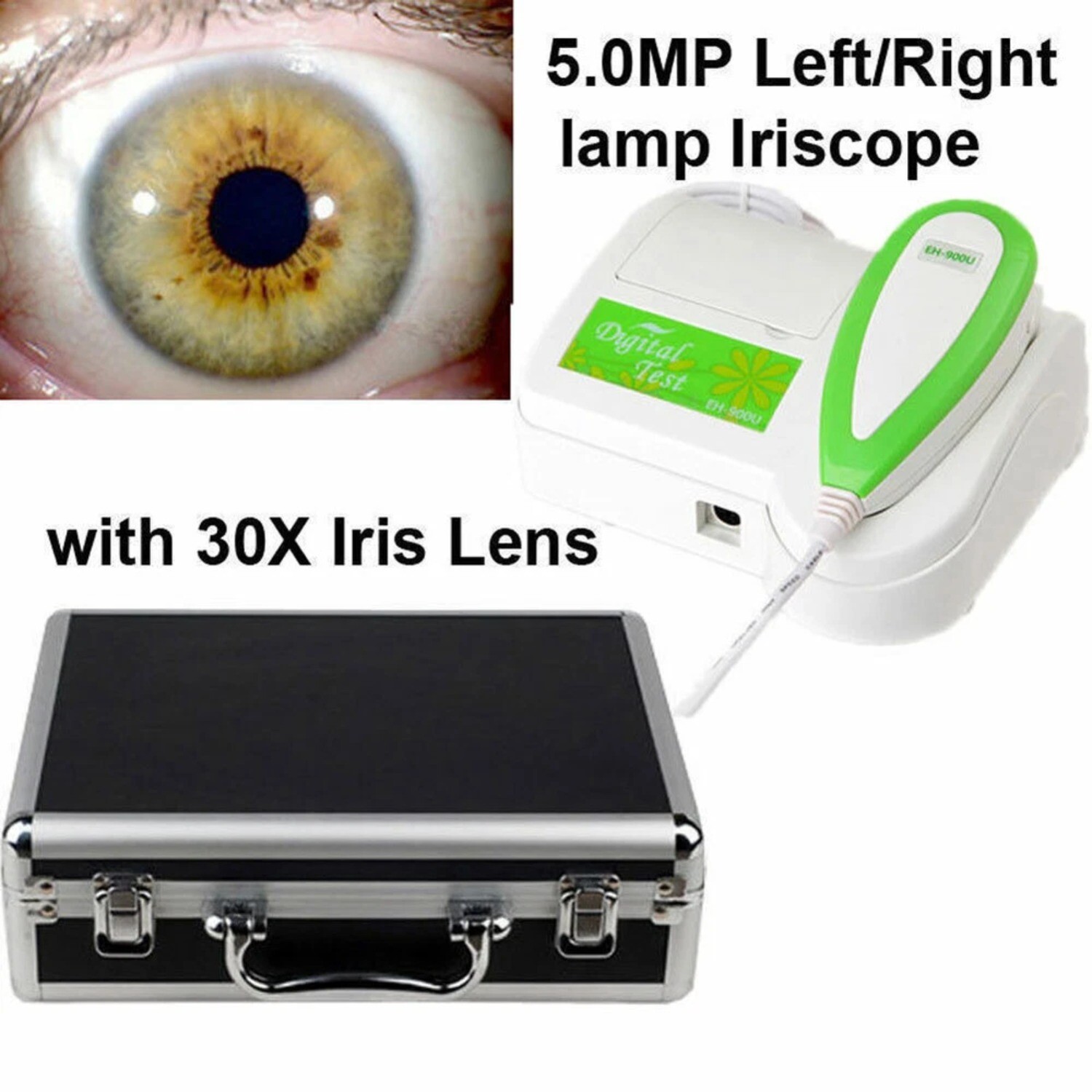 Hot Sale 5.0 MP USB Iriscope Iris Analyzer Iridology Camera Iris Scanner-English