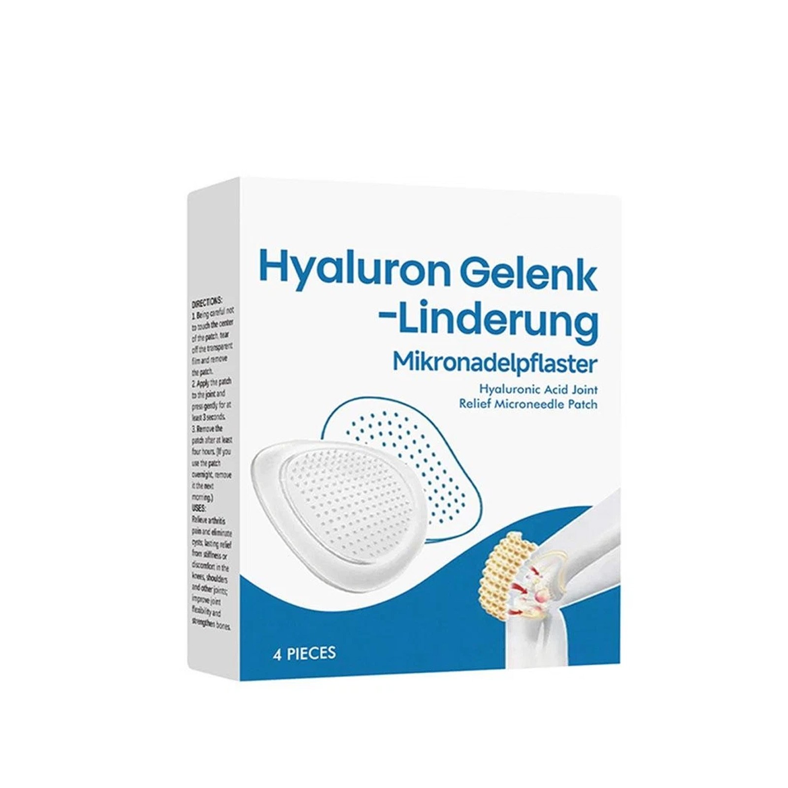 Joint Soothing Microneedle Patch Hyaluronic Reduces Joint Pain Patches