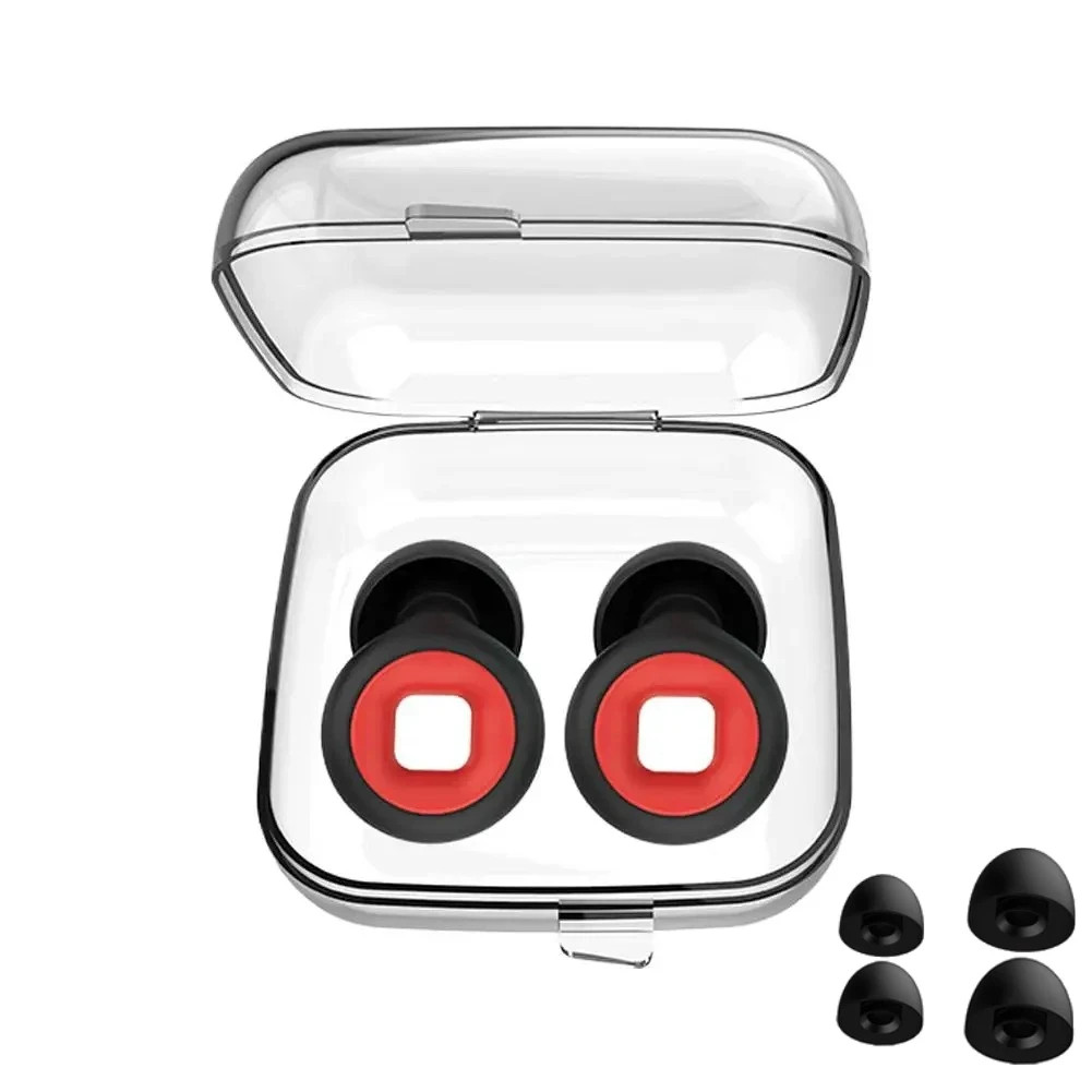 25dB Noise Reduction Earplugs Memory Foam Silicone Sleep Swim Travel Earbuds
