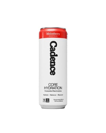 Electrolyte Drink Cans Melonberry 355ml Zero Sugar Cadence Case Caffeine