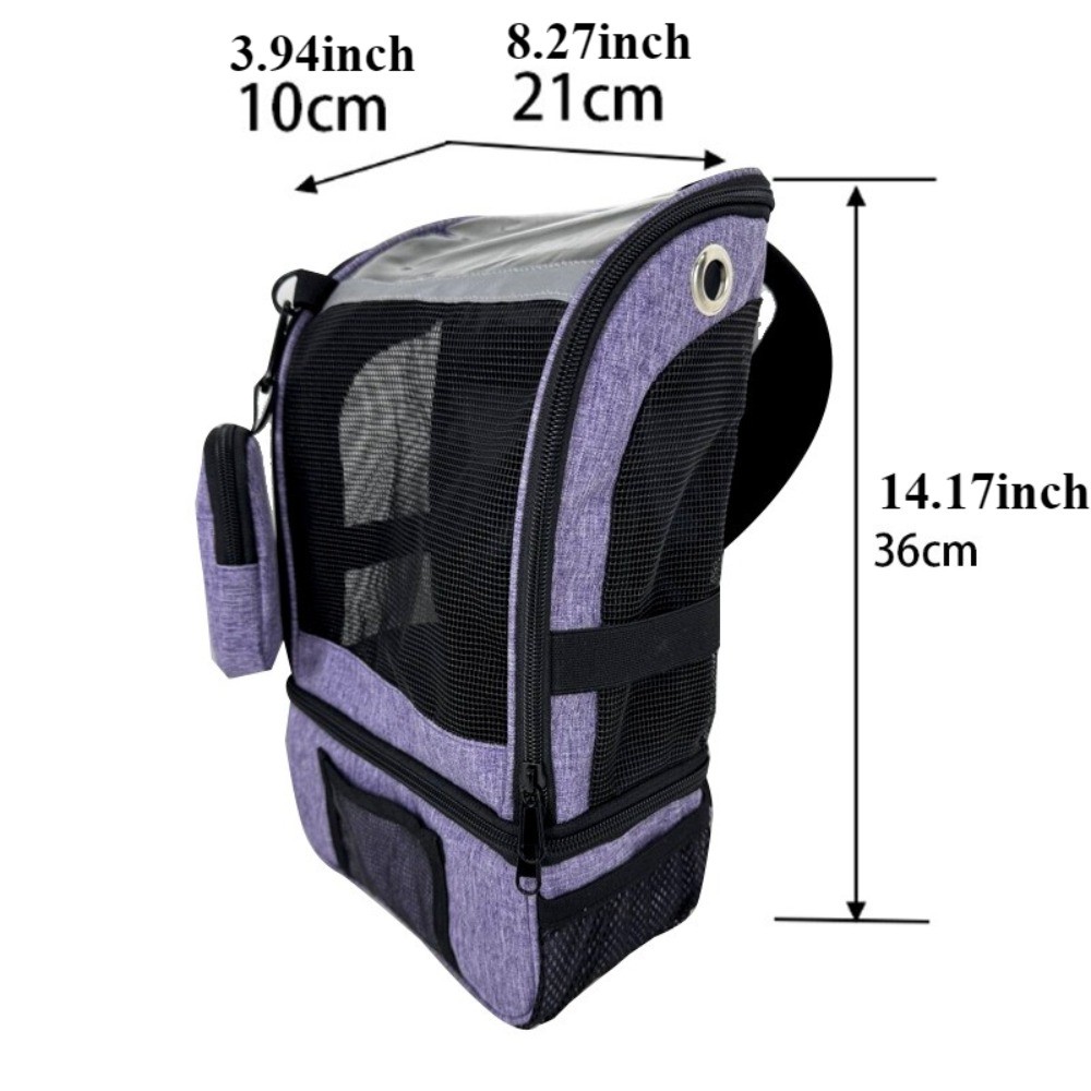 Oxygens Concentrator Backpack Oxygen Carrier for G3 G5 Travel Climbing Purple