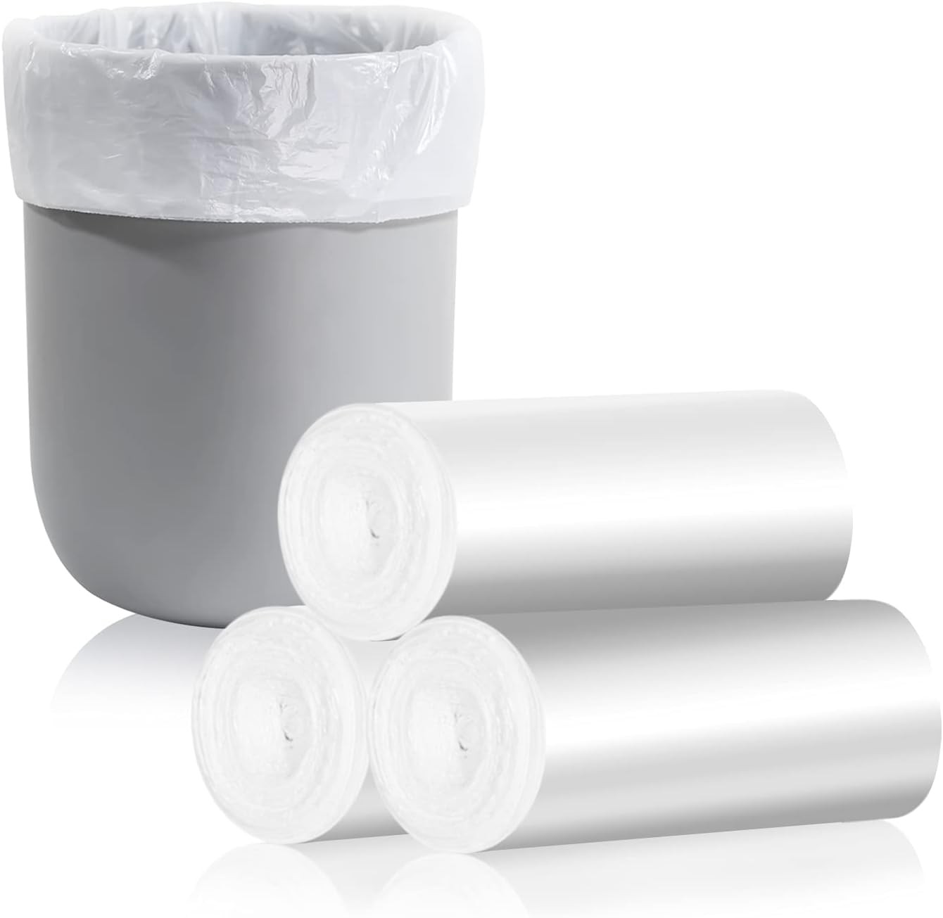 CHARMOUNT 4 Gallon Trash Bag – 105 Count (Pack of 1), 4 Bags