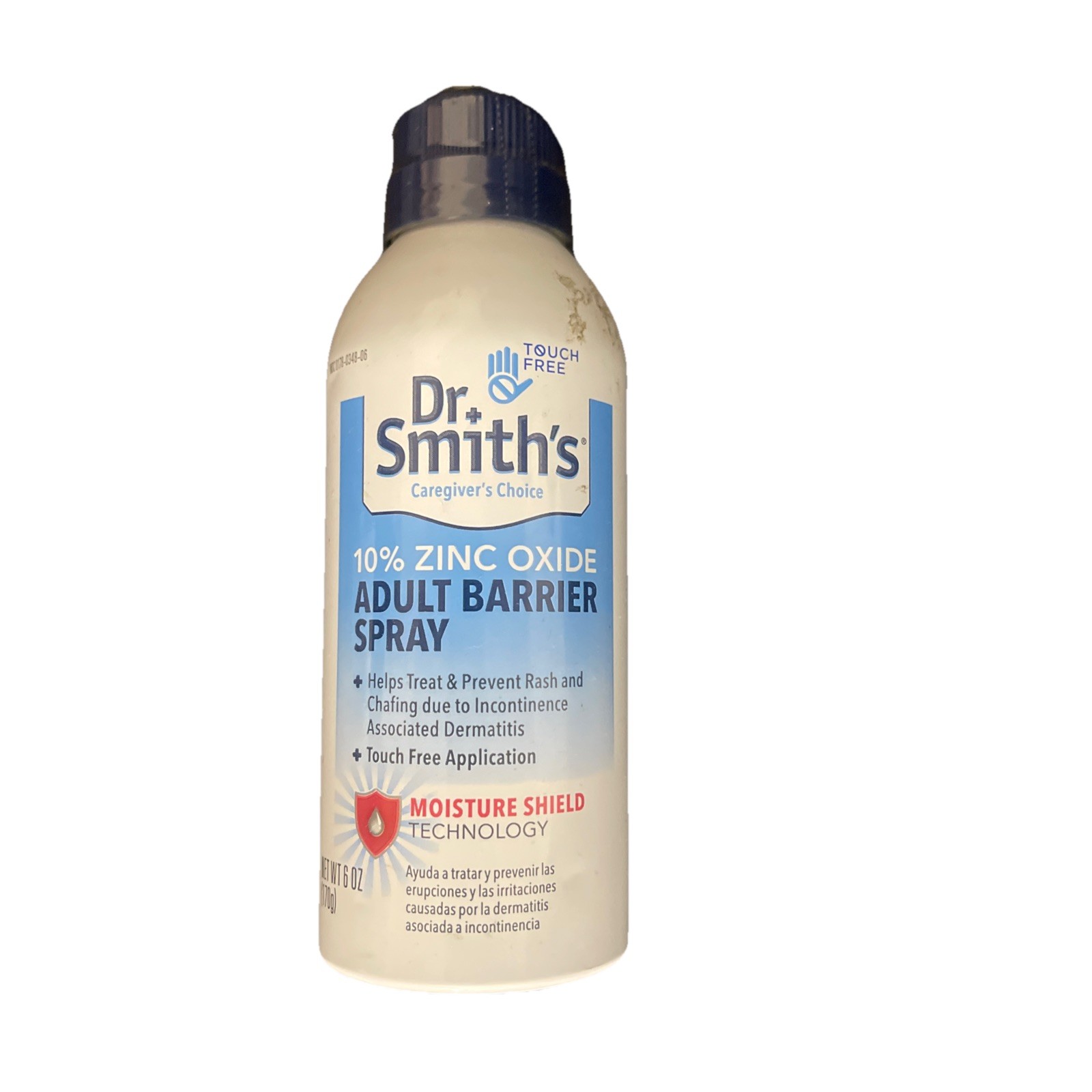 Dr. Smith’s 10% Zinc Oxide Adult Barrier Spray 6 Oz Moisture Shield Rash No Exp