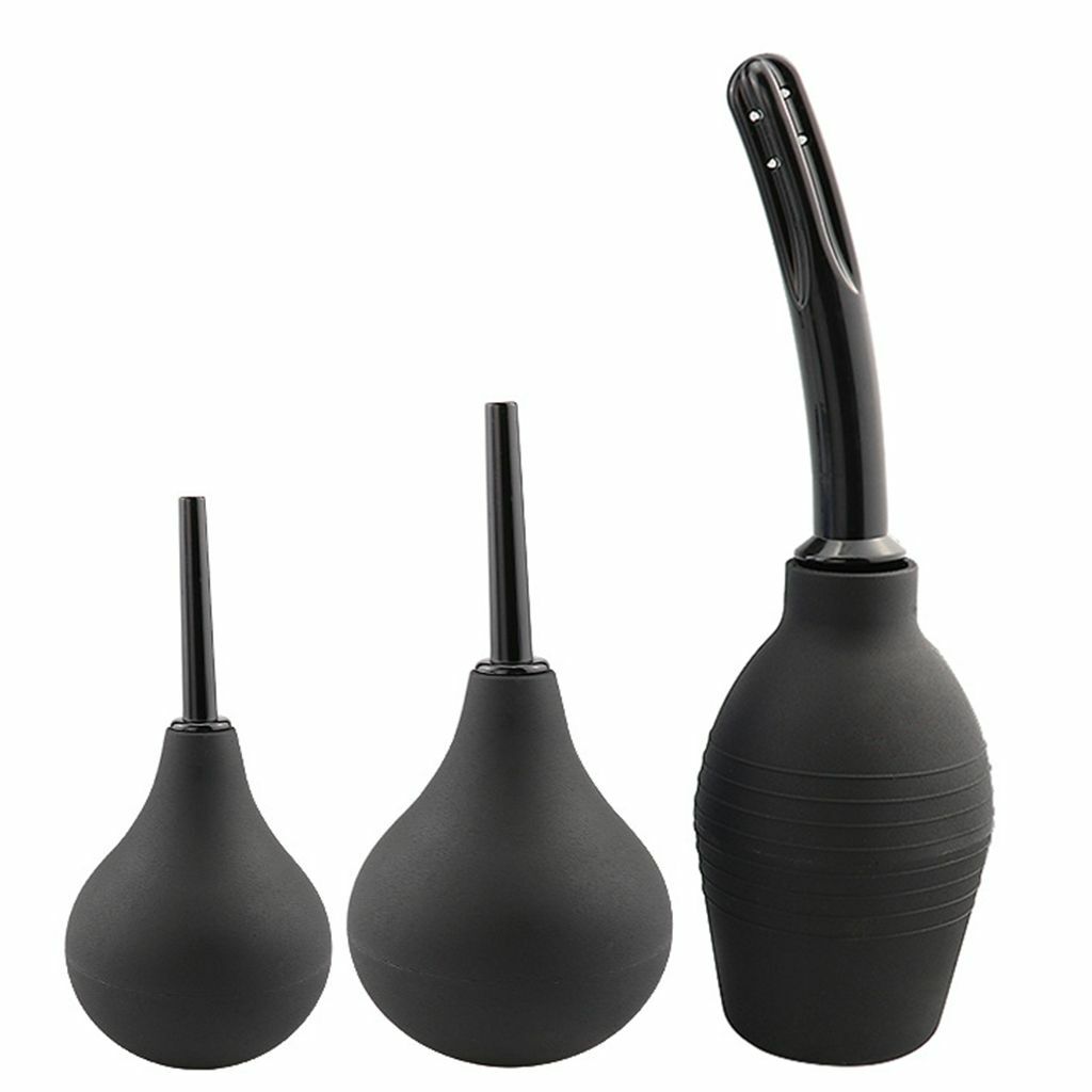 1/3pc Grade Anal / Vaginal Bulb Douche Enema Colonic Irrigation Home Cleaner Kit
