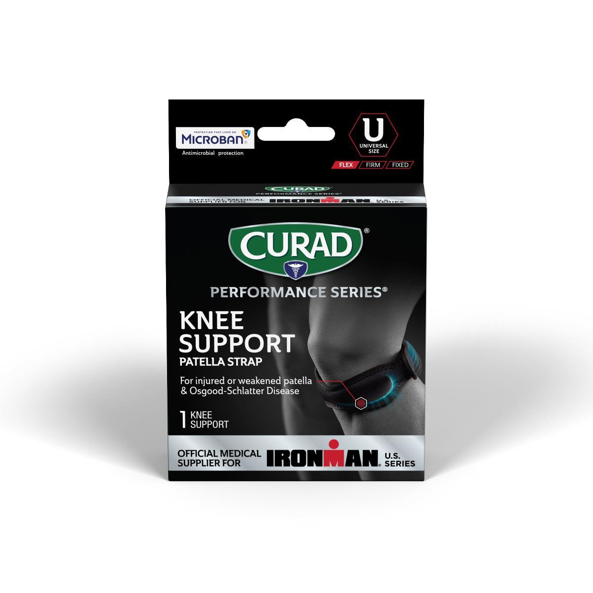 Curad Performance Series Ironman Deluxe Patella Strap, Universal Size, Case of 4