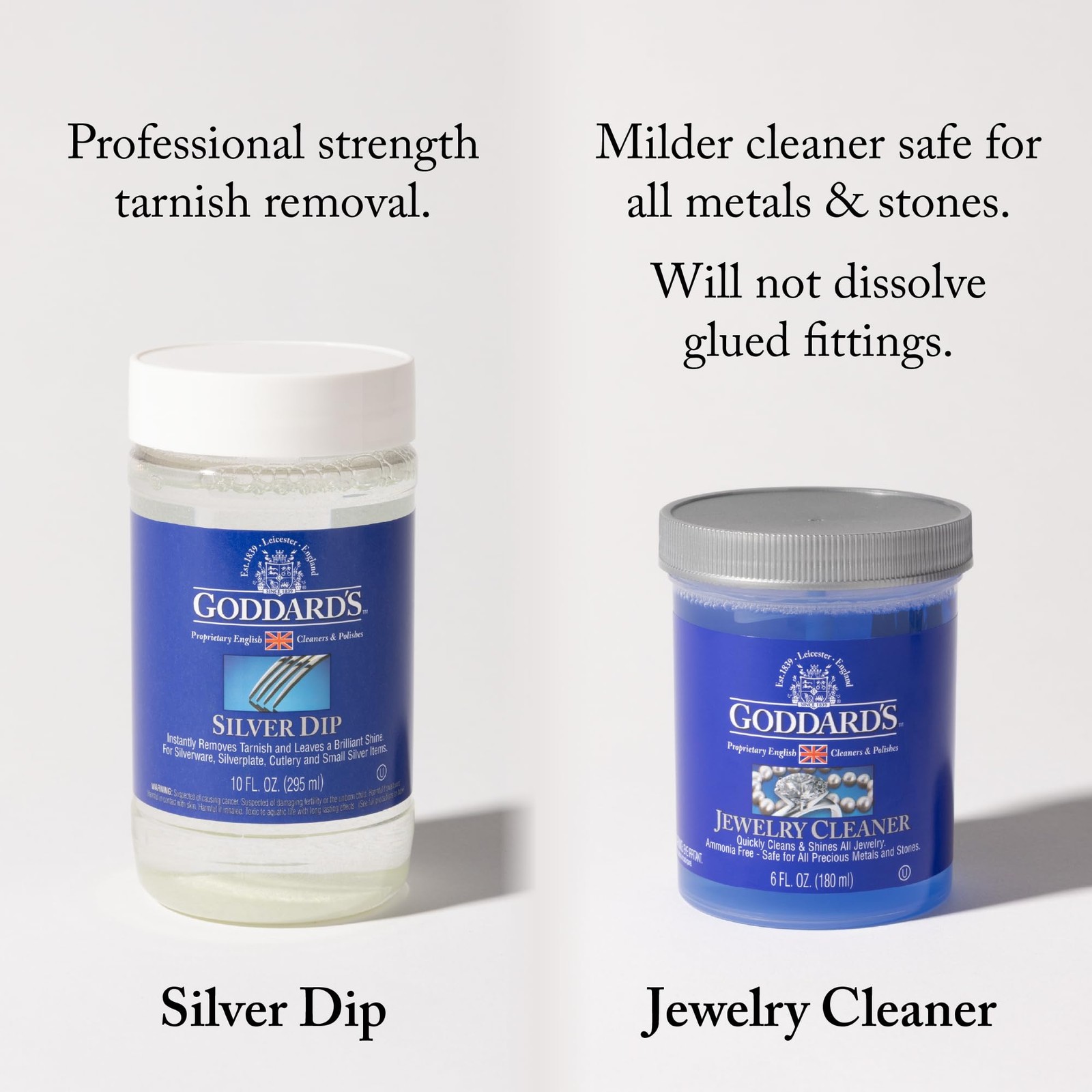 Cleaner Dip Solution 1 Gallon Tarnish Remover Jewelry Goddard s Silver Goddards