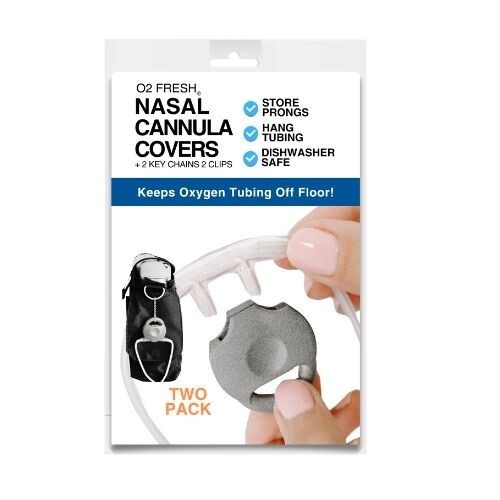 2 Pack Oxygen Supply Tubing Holder Nasal Cannula Cover For Oxygen Tank