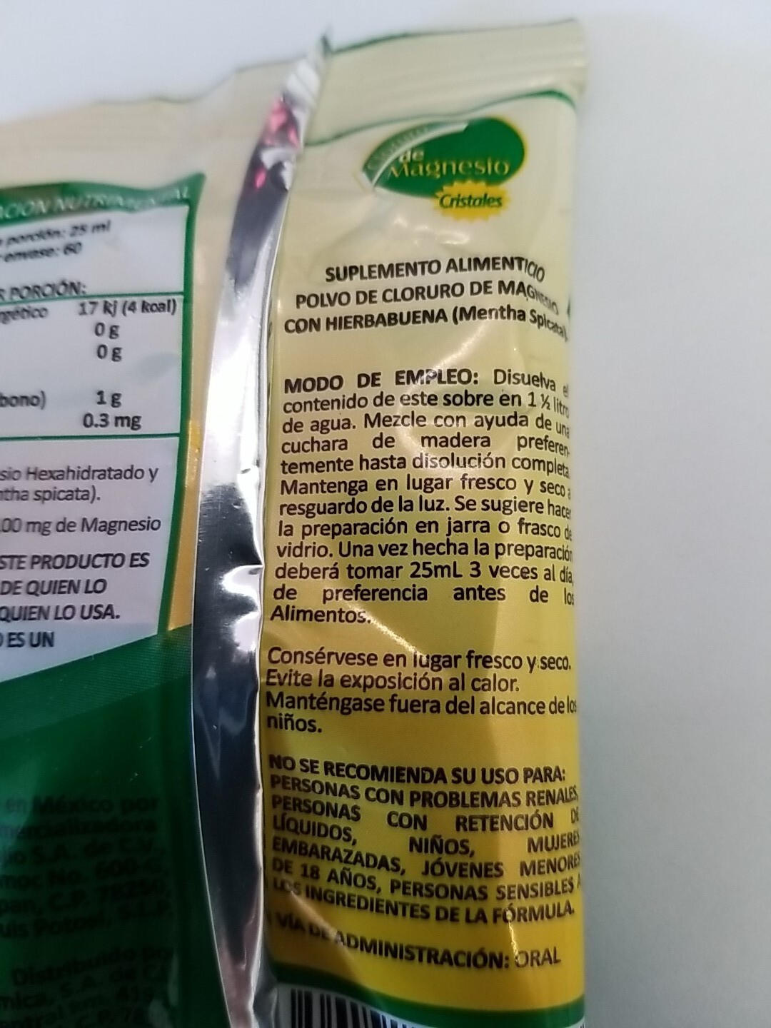 Magnesium Chloride 50g ( 10PK ) Cloruro de Magnesio 50g each ( Vida Magnesio )