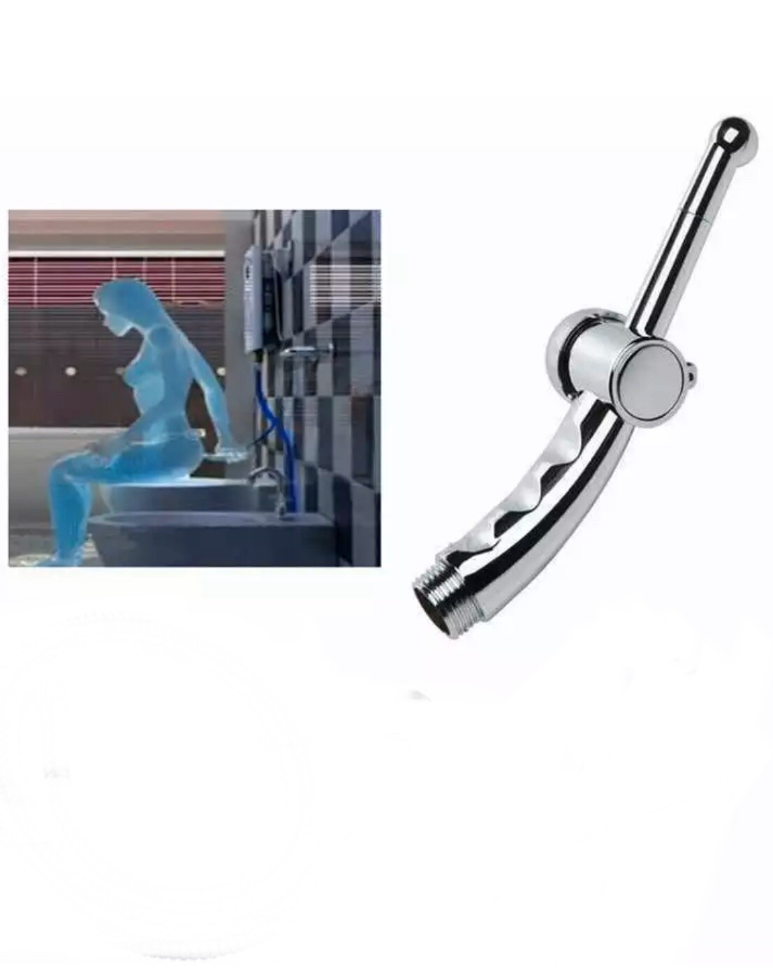 Shower Enema Vaginal Anal Cleaner Nozzle Fit for Regulator Douche System 7 Holes
