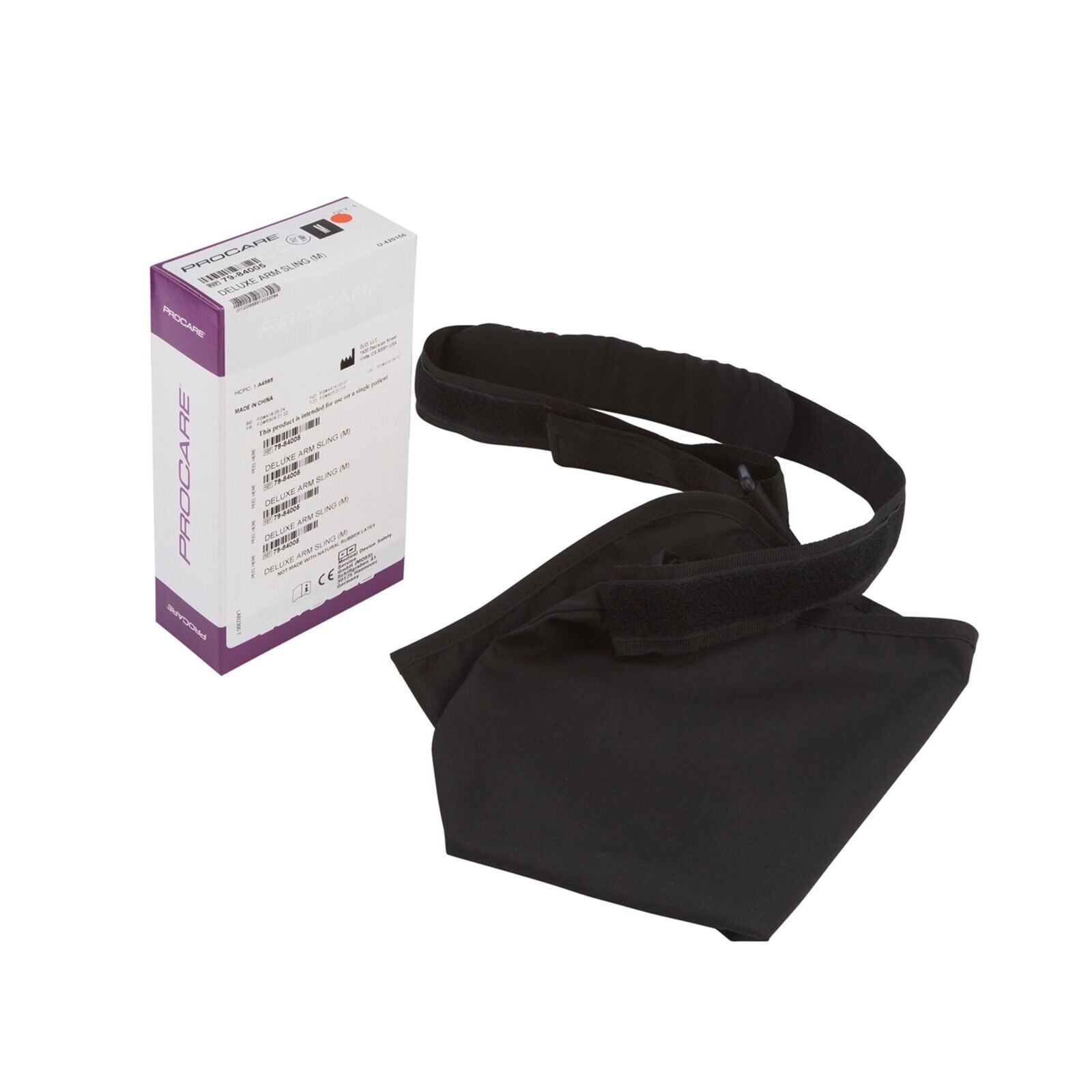 PROCARE LARGE ARM SLING w PADDED SHOULDER STRAP 79-84007 HOOK & LOOP CLOSURE (L)