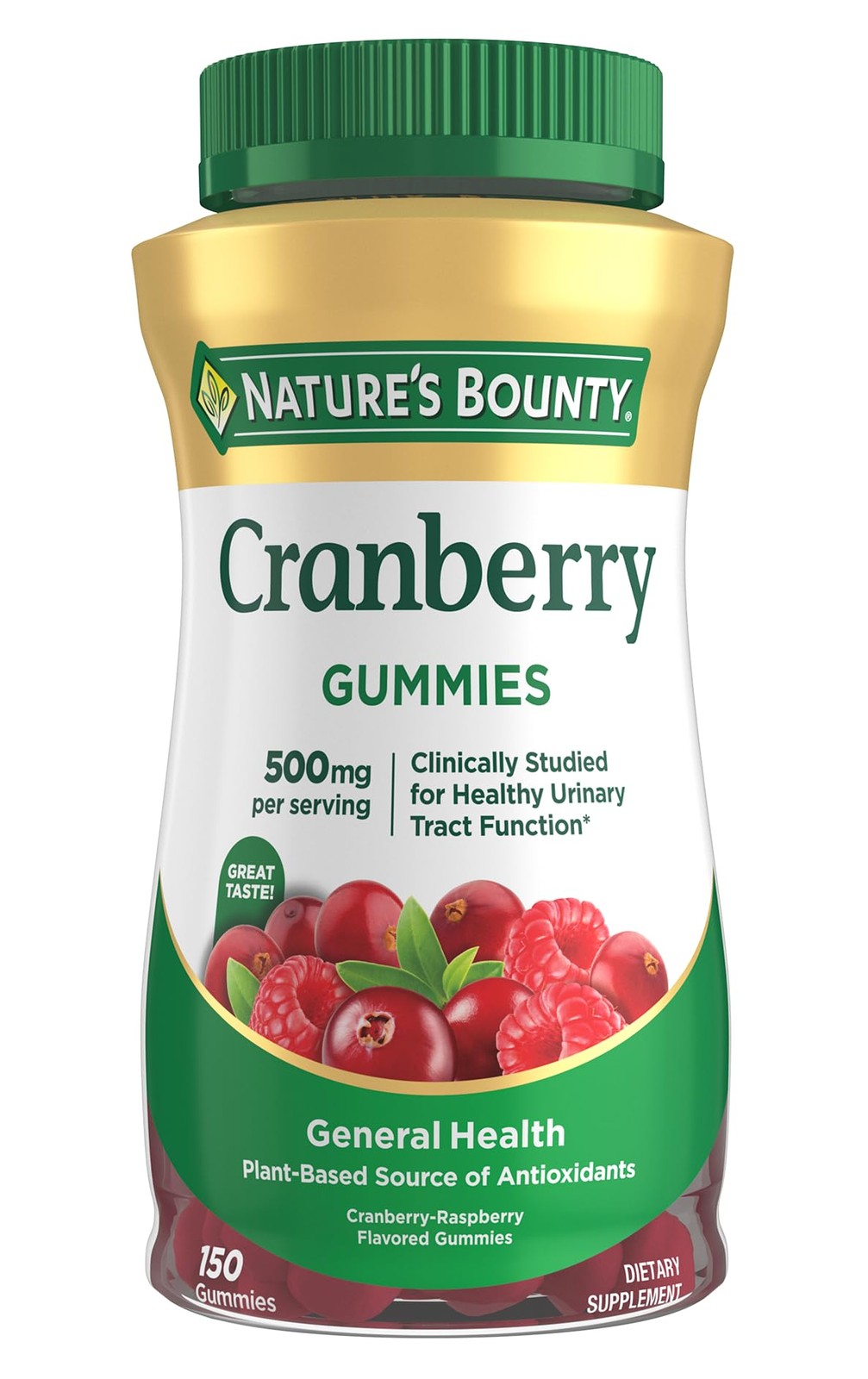 Cranberry Gummies 500mg Urinary Tract Support 150 Ct Nature s Bounty Natures
