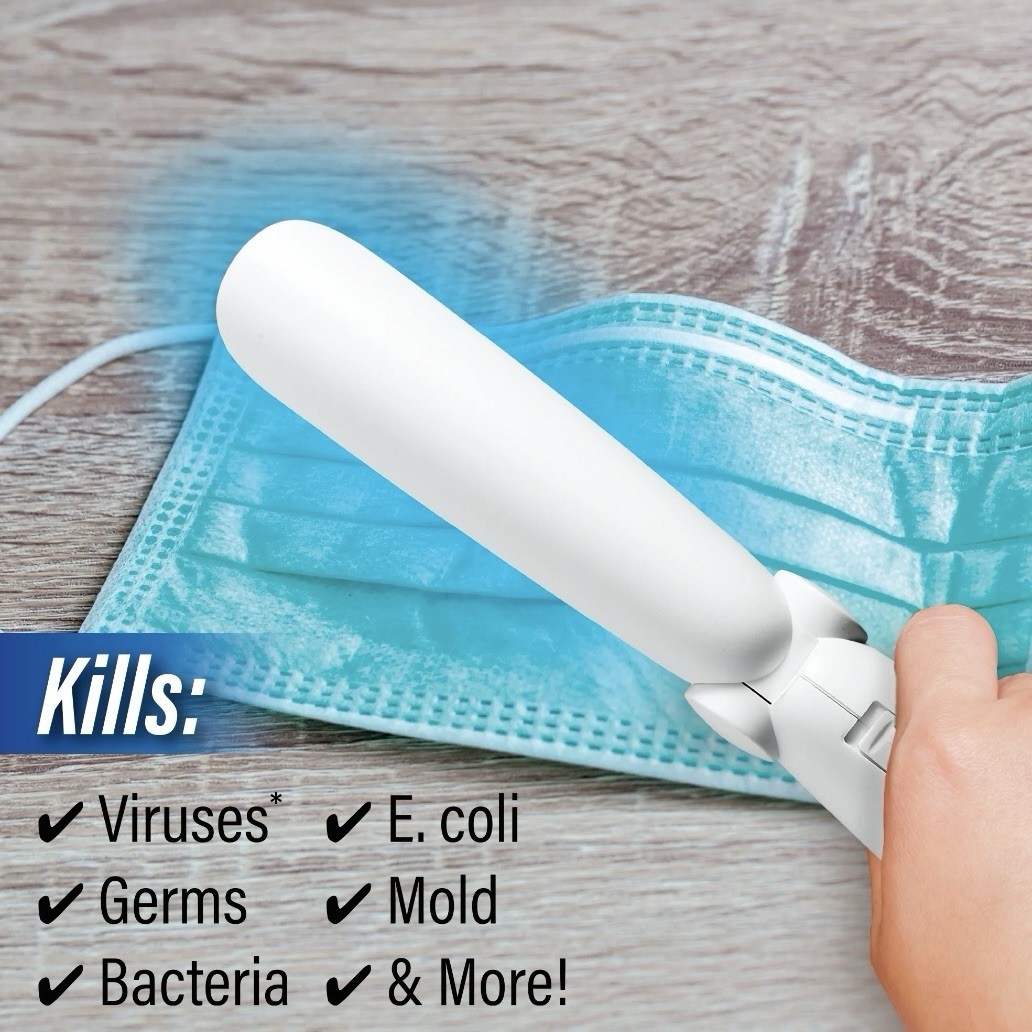 Safe and Healthy Disinfectant UVLight Kills 99.9% Germs, Viruses and Bacteria!