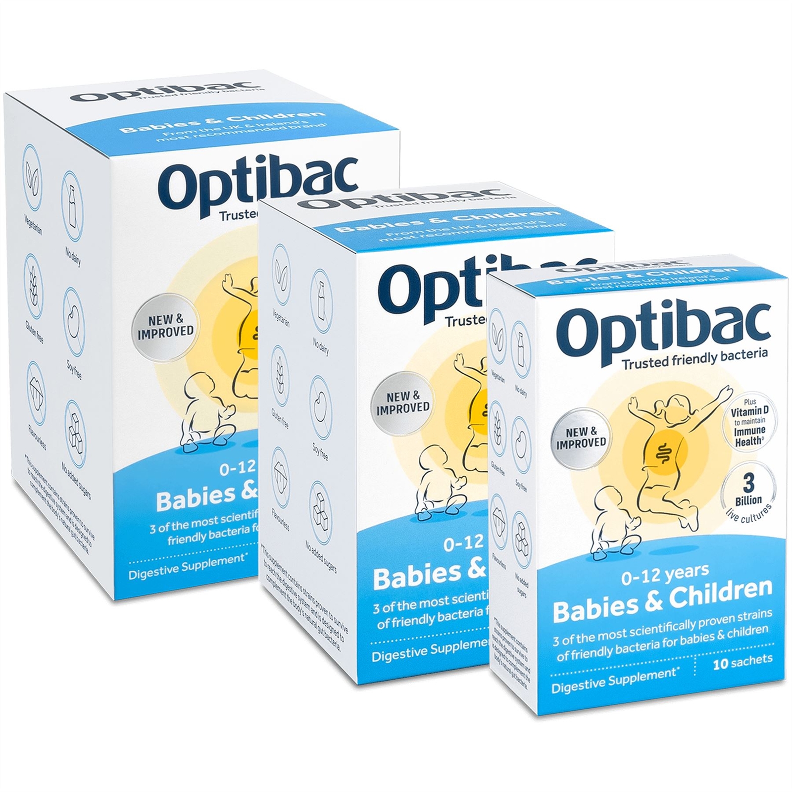 OptiBac Probiotics For Babies & Children 10 – 90 Sachets