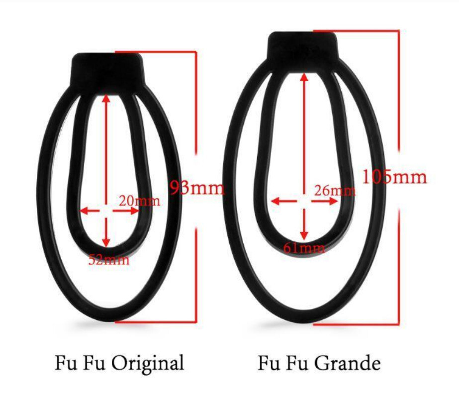 The Fufu Clip For Sissy Male Mimic Female Pussy Chastity Device Panty Cage