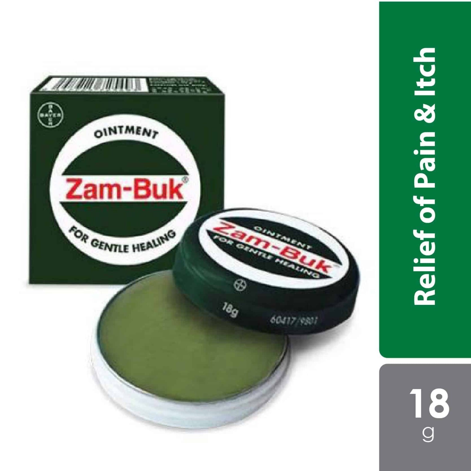 1x ZAM-BUK Medicated Ointment Antiseptic 18g Relieves Pain Itch FREE SHIPPING