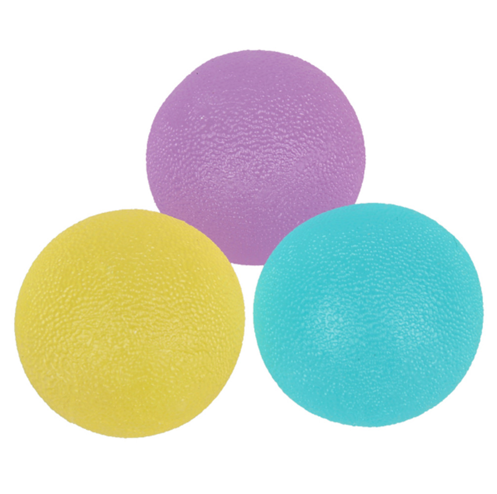 3pc Hand therapy Exerciser Balls Squeeze Balls Finger Excercise Stress Relief