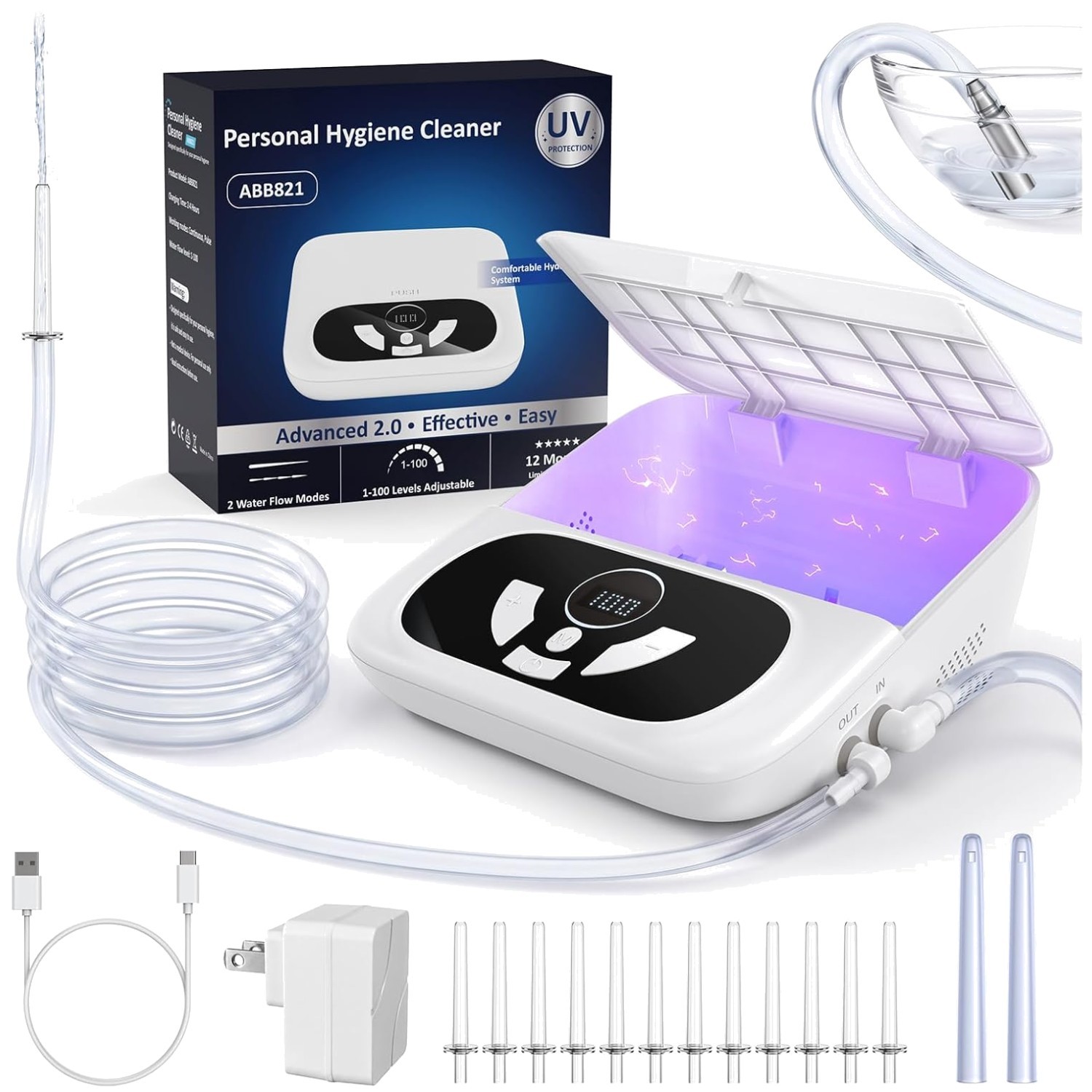 Complete Electric Enema Kit with Smart Features