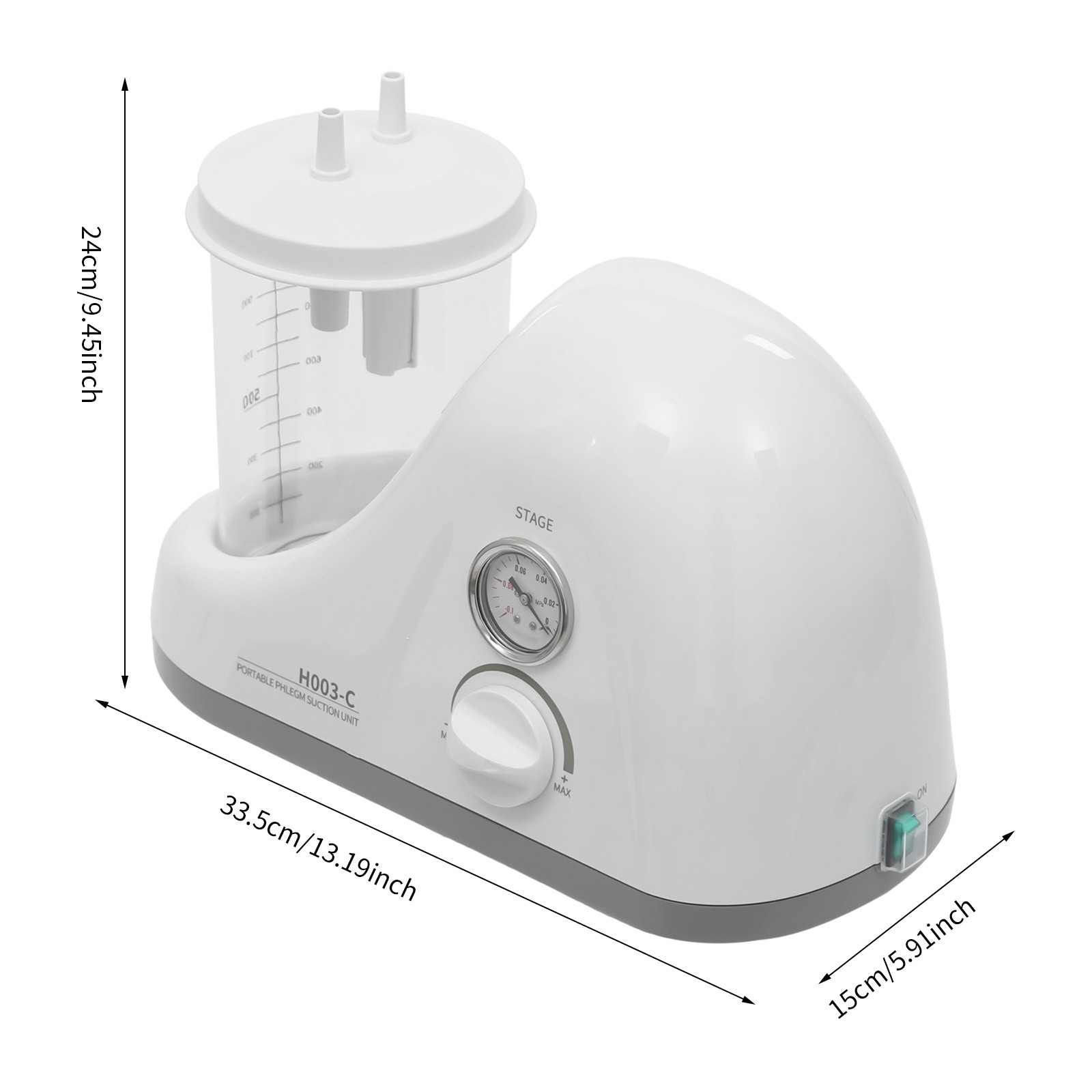 Portable Phlegm Suction Machine, Portable Phlegm Suction Unit AC 110V 250W