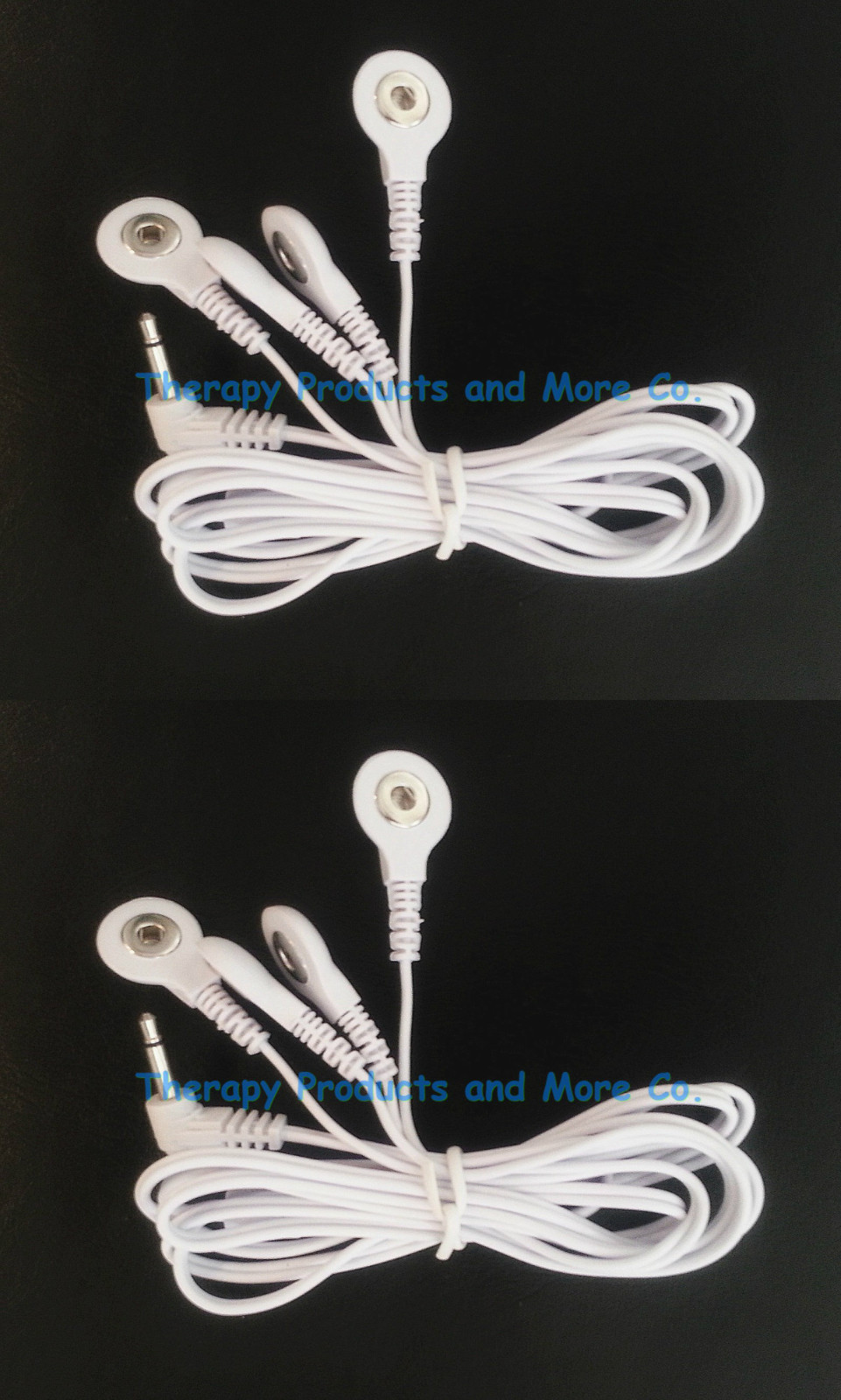 2 ELECTRODE LEAD WIRES 3.5mm(4 in 1)COMPATIBLE W/ EROSTEK, SMART RELIEF MASSAGER