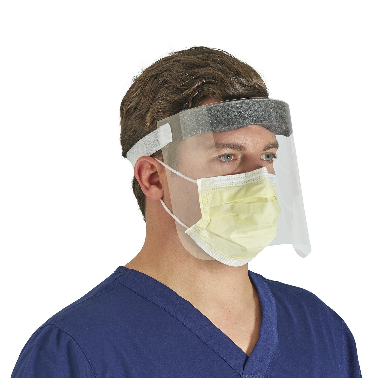Anti-Splash Anti-Fog Protective Face Shield, 40-Pack, USA