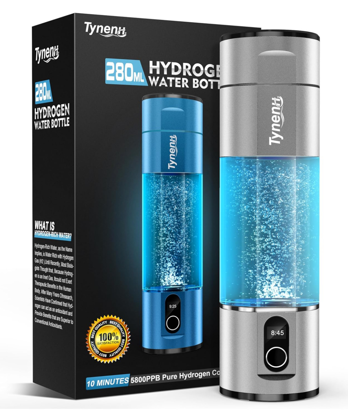 High Quality 280ml Hydro-Infused Hydrogen Water Bottle Now At Half Price