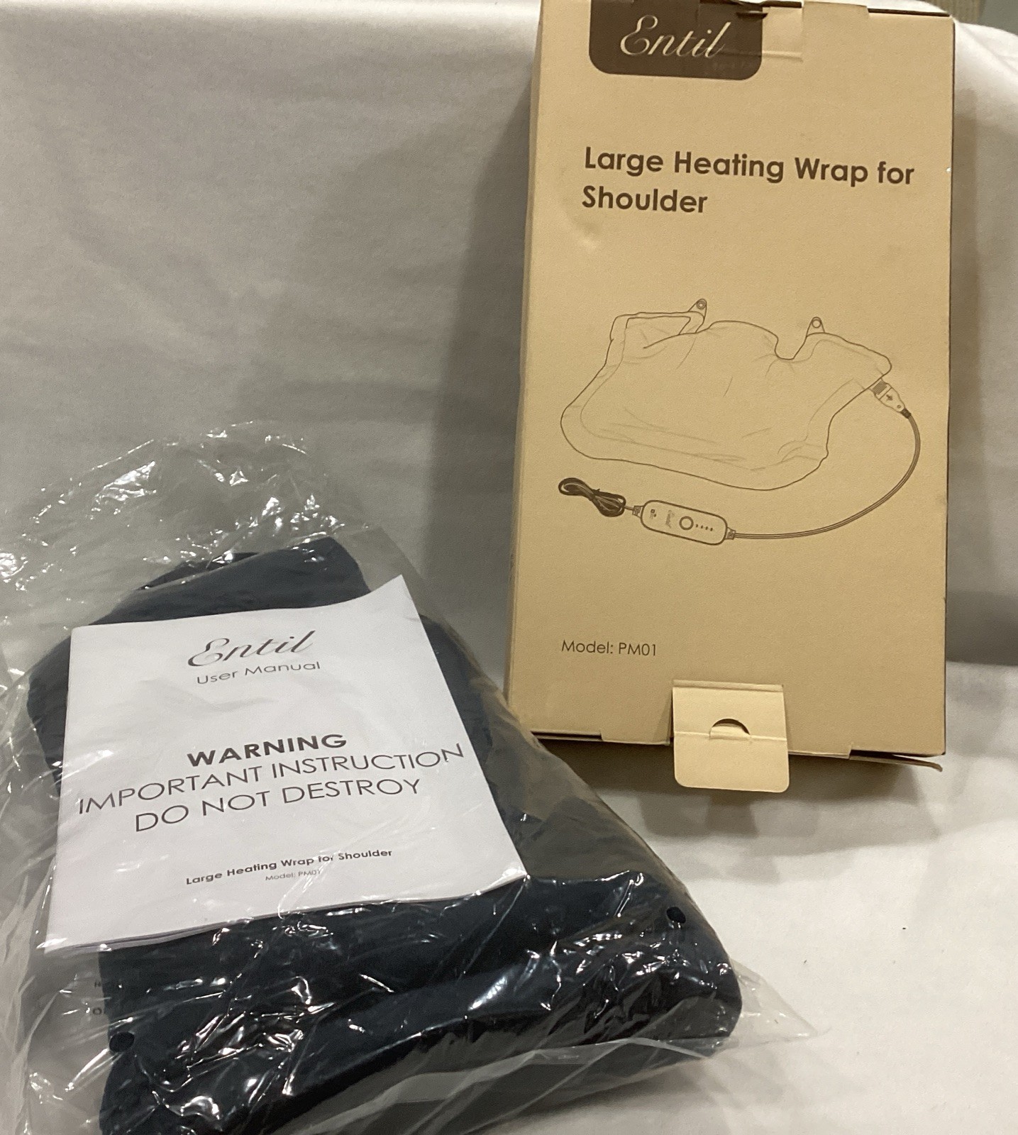 Heat Therapy Large Heating Wrap For Shoulders Pain Relief Heating Pad Entil NEW