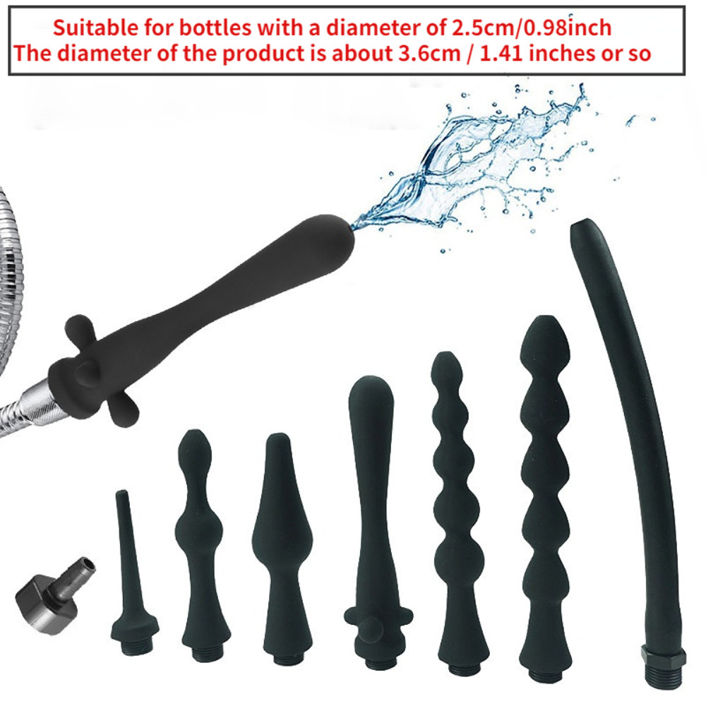 Flexible Comfort Shower Tip/Nozzle Anal/Vaginal Douche Enema Colon Cleansing