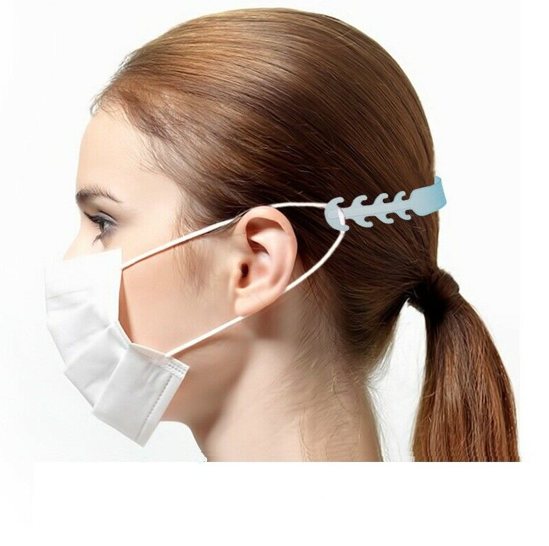 10 Ear Hook Adjustable Strap Extension For Face Mask Relief Pain Over Head Wear