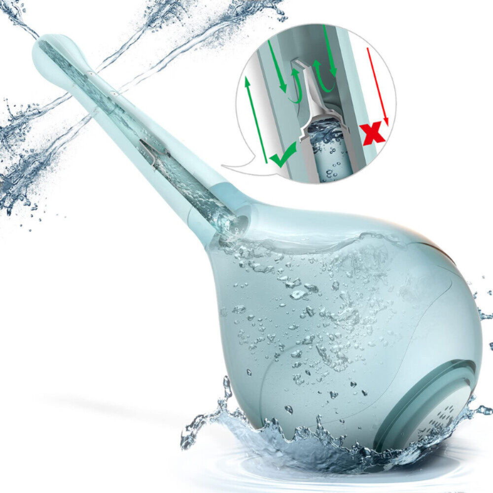2024 Updated Anal Vaginal Bulb Douche with Back-Flow Prevention Enema Cleaner