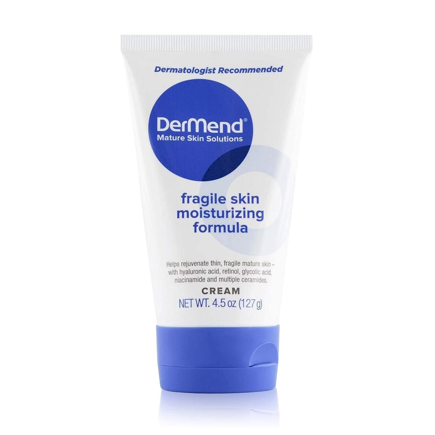 DerMend Fragile Skin Moisturising Formula, Daily Anti-Aging Wrinkle Cream 1-5x