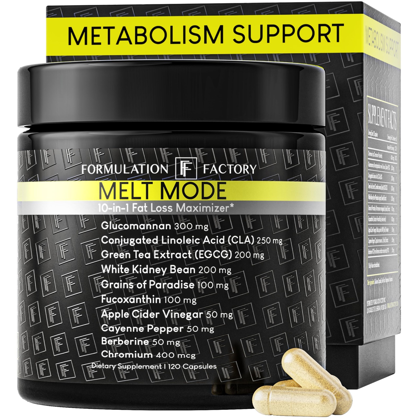 Appetite Suppressant Weight Loss Diet Pills 120 Capsules Metabolism Booster