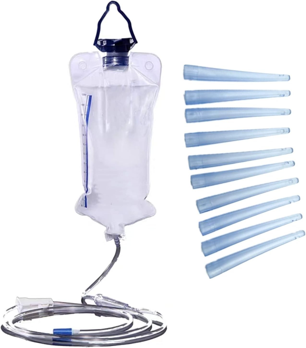 Reusable Enema Kit Colon Douche Bag, MTSXDYT 1200Ml Enema Bag Kit for Colon Clea