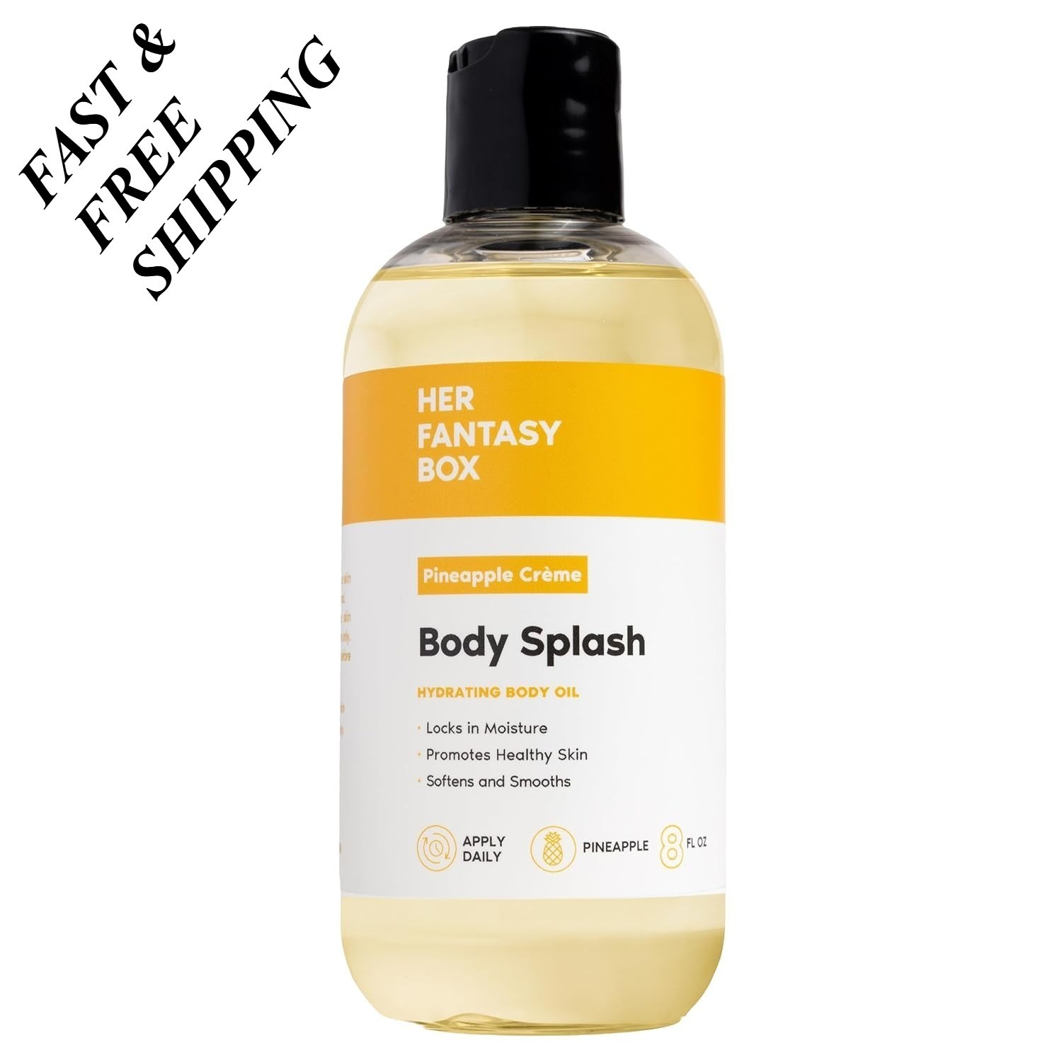 Her Fantasy Box | Body Splash Hydrating Body Oil (Pineapple Creme) – Moisturizin