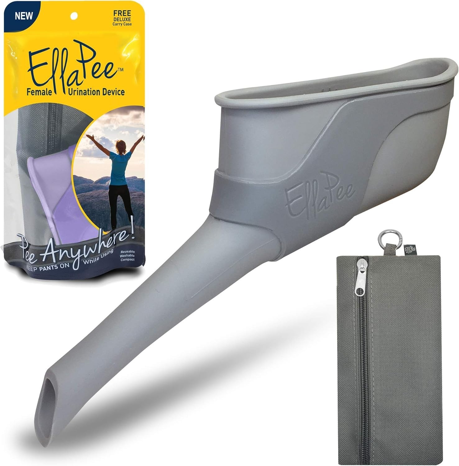 Lewis N. Clark EllaPee Female Urination Device Single, Gray