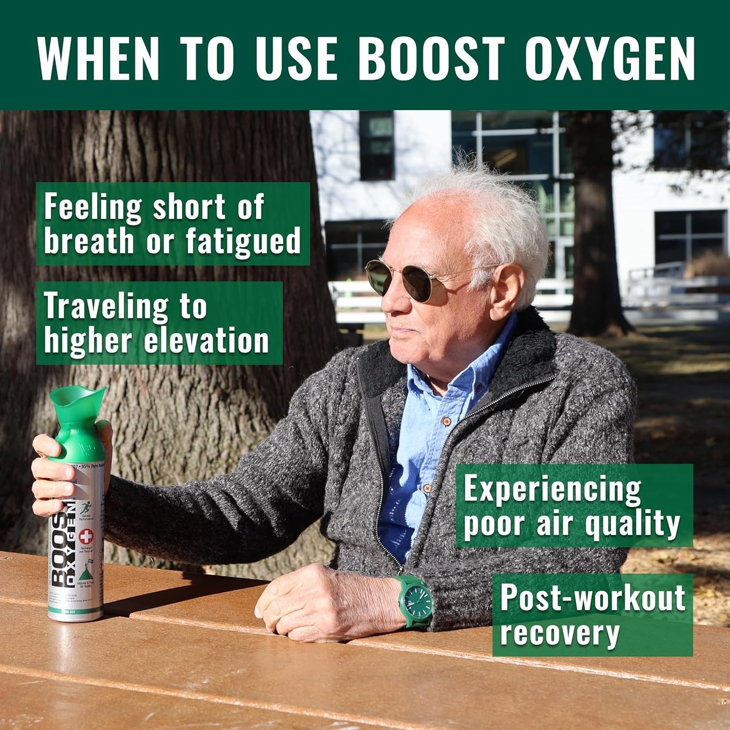 Boost Oxygen Supplemental Oxygen – 10 Liter – Natural Aroma – 6 Pack